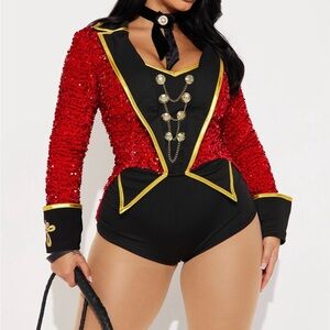 Pop star ring leader costume